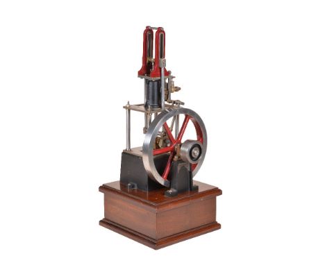 An exhibition standard model of a Stuart Turner ‘James Coombes’ table engine, having single cylinder with 1 inch bore by 2 in
