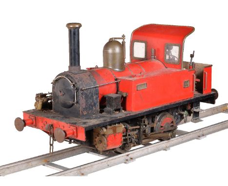 A well engineered 7¼ inch gauge model of an 0-4-0 side tank locomotive No. 1584 William, built by the late Mr W J Manley of T