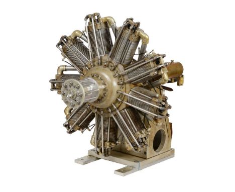 An exhibition standard ‘Spen Forty’ rotary aero engine, built by the late Bill Connor of Maidstone and based on a 1/3rd scale