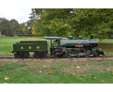 A well-engineered 10 ¼ inch gauge model of a rebuilt ‘American Outline’ Atlantic 2-6-2 live steam tender locomotive ‘Lord Bra