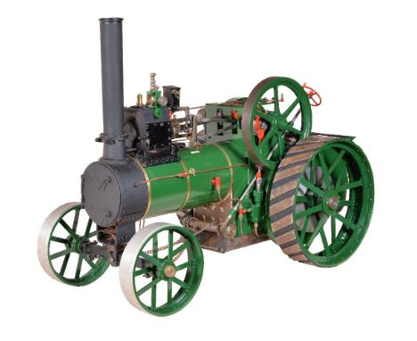 A well-engineered model of a 2 inch scale 6 nhp Durham and North Yorkshire Agricultural Traction engine, built to drawings by