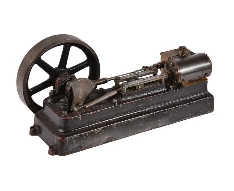 A Stuart Turner model S50 horizontal live steam mill engine, length 22cm.