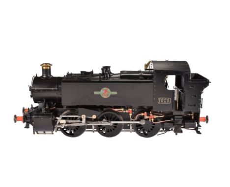 A well-engineered 5 inch gauge model of a 0-6-0 side tank locomotive No 1509 ‘Speedy', the silver soldered copper boiler with
