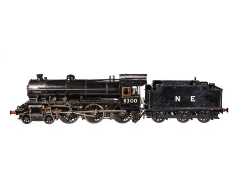 A well-engineered 5 inch gauge model of the British Railways. (ex LNER) Class B1 4-6-0 locomotive and tender No.8300, based o