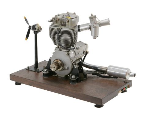 A gold medal winning ½ size working model of a BSA Goldstar DBD34 motor cycle engine, built by the late Mr Bill Connor of Mai