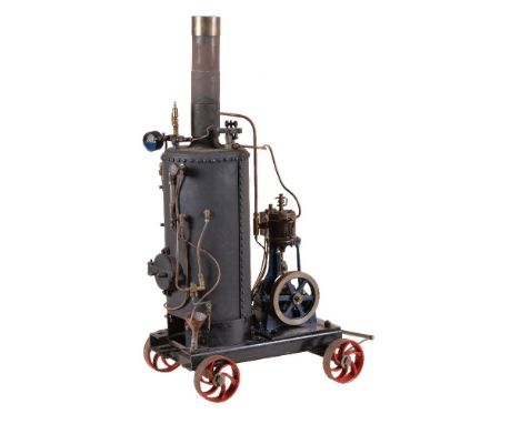 An early model of a Ransomes Sims and Jefferies ‘Dairy Engine’, built by the late Mr W J Manley of Topsham, Exeter to the des
