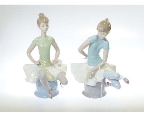 Lladro: two girl ballerinas