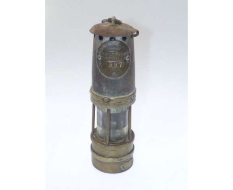 Hailwood's Improved miners lamp by Ackroyd & Best, No. 397