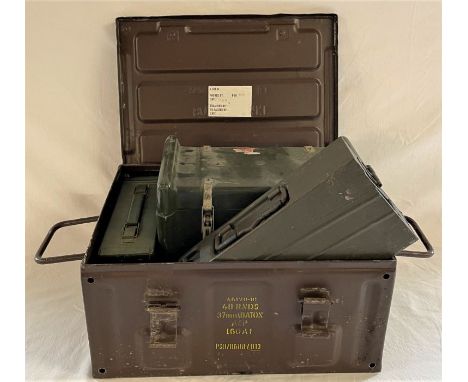 4 ammunition boxes