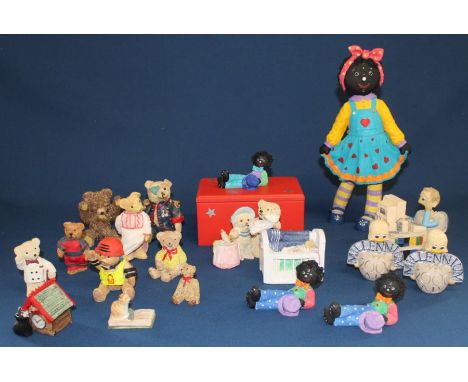 Selection of Peter Fagan Colour Box figurines including Jemima limited edition 35 / 500 with box &amp; certificate, red trink