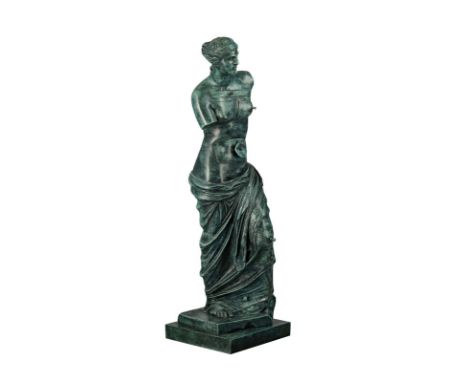 Salvador Dali (1904-1989),  Grande Venus de Milo aux tiroirs , modèle de 1964, sculpture en bronze vert florentin, 2004, sign