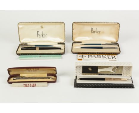 BOXED YARD-O-LEAD HALLMARKED SILVER PROPELLING PENCIL, with engine turned decoration in case with instructions, boxed, PARKER