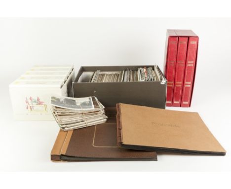 LARGE COLLECTION OF EARLY TWENTIETH CENTURY AND LATER POSTCARDS, world topographical, souvenir, architectural, sweethearts, e