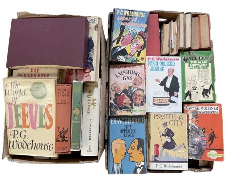 Eighty-five P G Wodehouse books, including French Leave, Sam the Son, Blanding, Jeeves and the Feudal Spirit, Company for Hen