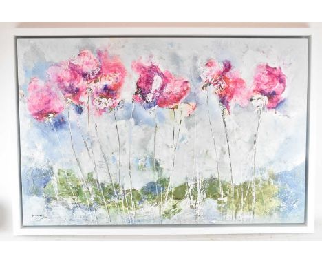 EMILIJA PASAGIC; a limited edition print on canvas, 'Grace &amp; Beauty III', numbered 18/95 lower left and with certificate 