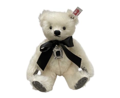 STEIFF; a small boxed limited edition Black Diamond bear, with certificate from Steiff, and Banbury Mint email (boxed).