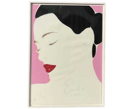 † EMILIO KRUITHOF; a signed artist's proof screen print, 'The Lover She Used To Be', signed and dated 2006 lower right and nu
