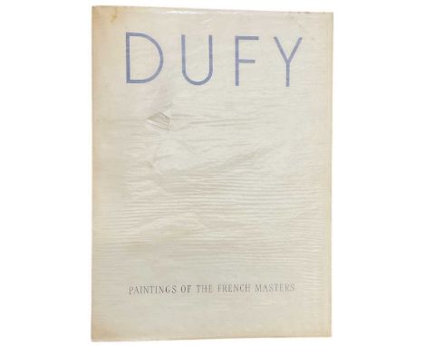 RAOUL DUFY; 'Poet and Craftsman' by Jean Cassou, containing eight prints.