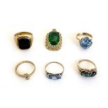Fünf Ringe und Anhänger