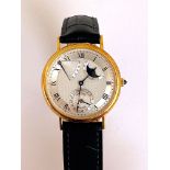 Herrenarmbanduhr von Breguet Classique mit Mondphase