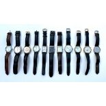 Sammlung von 11 Armbanduhren