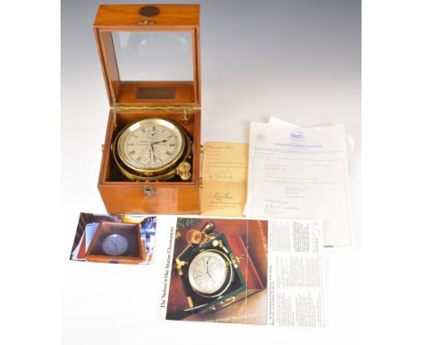 Sir Thomas Sopwith, WW2 military and possibly Norwegian Royal Yacht interest, Thomas Mercer two day marine chronometer No 164