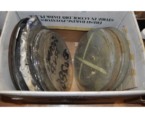 A collection of principally 10" convex barometer glasses