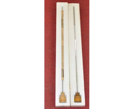 Ten individual mercury filled barometer tubes with boxwood cisterns, each in polystyrene boxes