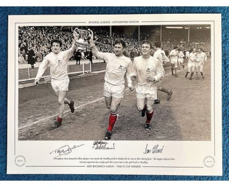 Graham Williams, Tony Brown and Ian Collard 16x12 inch hand signed colour, black and white photo Autographed Editions, Limite