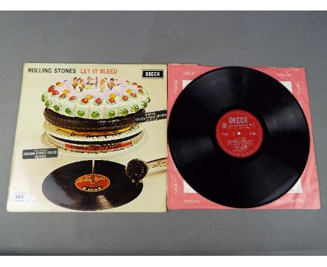 The Rolling Stones, Let It Bleed, Mono pressing (LK5025), red inner, no poster.