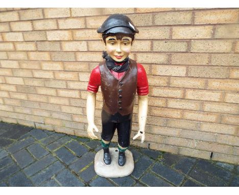 A vintage shop Mannequin in the form of a boy, approx 96 cm (h) (some damage to left hand)