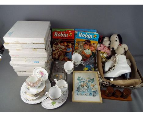 A mixed lot comprising ceramics to include Hornsea, Wade, Colclough, Hamilton Collection 'A Child's Blessing' plates and simi