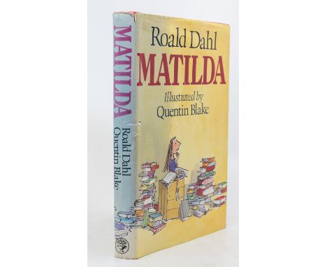 DAHL, Roald. Matilda, SIGNED first edition, first printing, signed &amp; inscribed in bold black ink by the author, "To Naomi