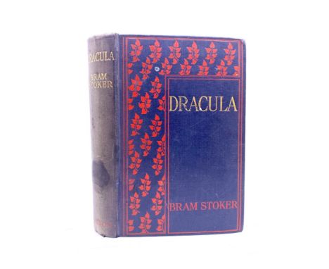 STOKER, Bram. Dracula, eighth edition, Westminster: Archibald Constable &amp; Co. Ltd., 1904. Octavo, publisher's blue &amp; 