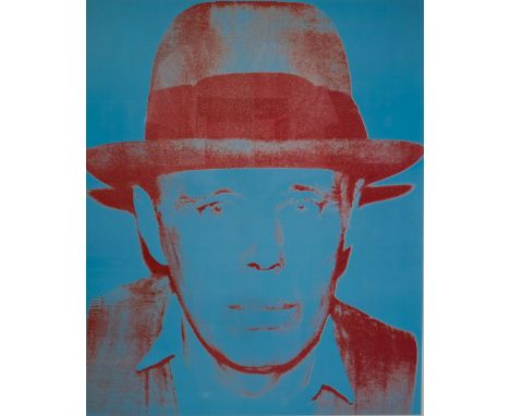 Andy Warhol, Joseph Beuys lithograph 1980, sheet 69cm x 49cm, framedGood condition 