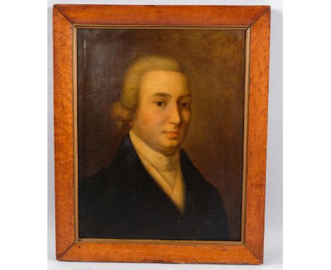 Early 19th century Irish School, oil on canvas, head and shoulders portrait of Edouard Deehy, Officer Legion of Honour County