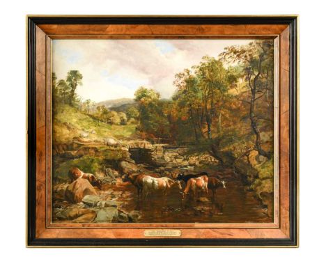 Thomas Sidney Cooper, RA (British, 1803-1902) and Frederick Richard Lee, RA (British, 1798-1879)The Watering Placesigned or i