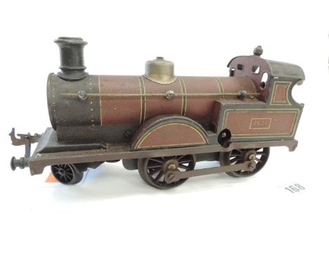 BING GAUGE 1 CLOCKWORK 2-4-O LOCOMOTIVE, 24cmsProvenance: private collection Flintshire