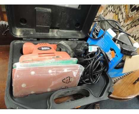 CASED ELECTRIC DRILL &amp; SANDER