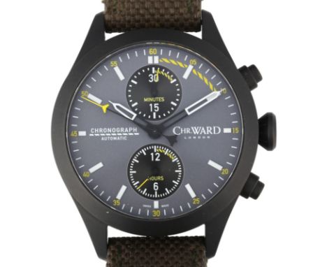 CHRISTOPHER WARD - a PVD coated ceramic and titanium C1000 Typhoon FGR4 Cockpit Edition automatic chronograph wristwatch, cir