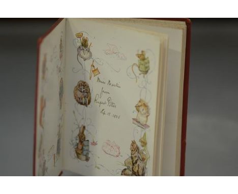 POTTER, (Beatrix). The Tale of Mr. Jeremy Fisher, London and New York, Frederick Warne And Co, 1906, 12mo, FIRST EDITION, pos