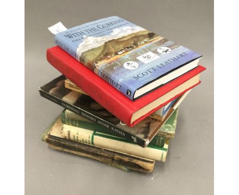 Leathart, Scott, With The Gurhkas, The Pentland Press Limited 1996, first edition and nine other books relating to the Gurkha