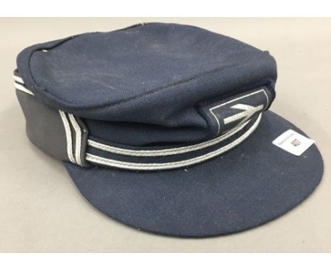 A vintage British Rail hat