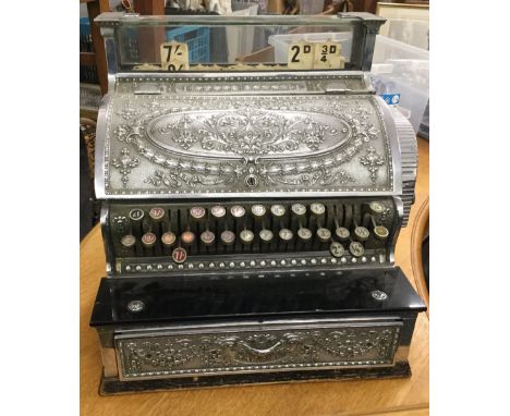 A vintage National Cash register