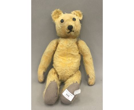 A vintage teddy bear