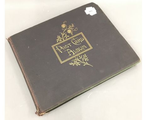 An album of vintage postcards