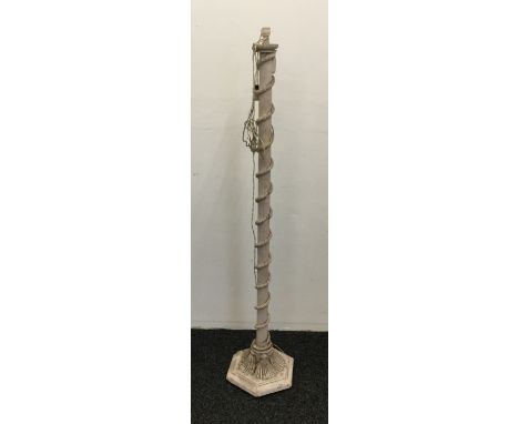 An early 20th century decorative standard lamp