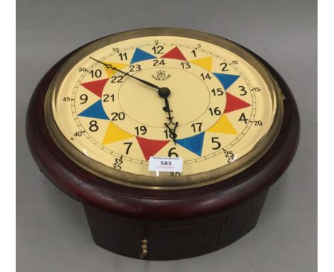 A fusee dial clock