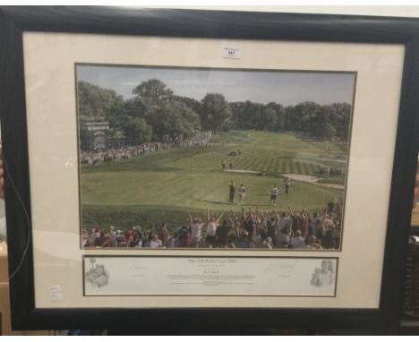 PETER CORNWALL, ''The 35th Ryder Cup 2004, Oakland Hills Country Club Michigan'', limited edition print, signed in pencil, si