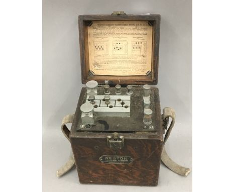 A vintage Weston current transformer